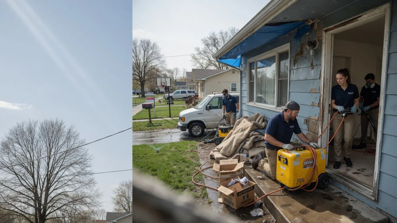 Basement Flood Cleanup in Gorham, KS near me
